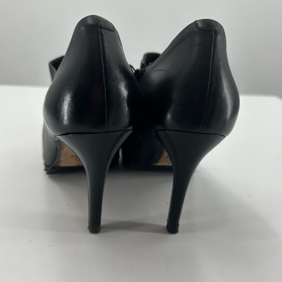 *Cole Haan Leather Booties Black Stiletto Heel Womens 8 with Dustbag - Picture 6 of 14